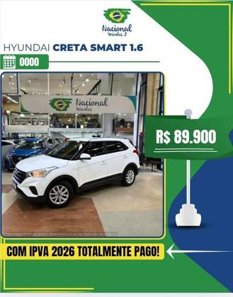 HYUNDAI CRETA 1.6 16V FLEX SMART AUTOMÁTICO